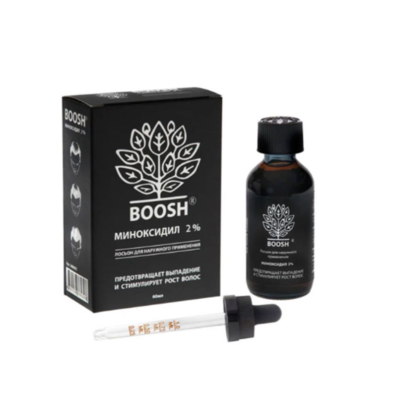 картинка Лосьон для роста волос и бороды BOOSH Minox + 2% -60мл.  от магазина Одежда+